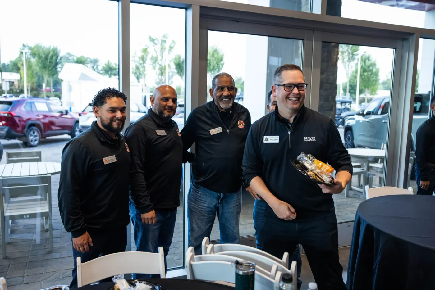 Our Toyota and Mazda colleagues together
